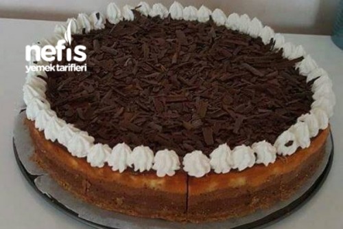 Uc Cikolatali Cheesecake Nefis Yemek Tarifleri