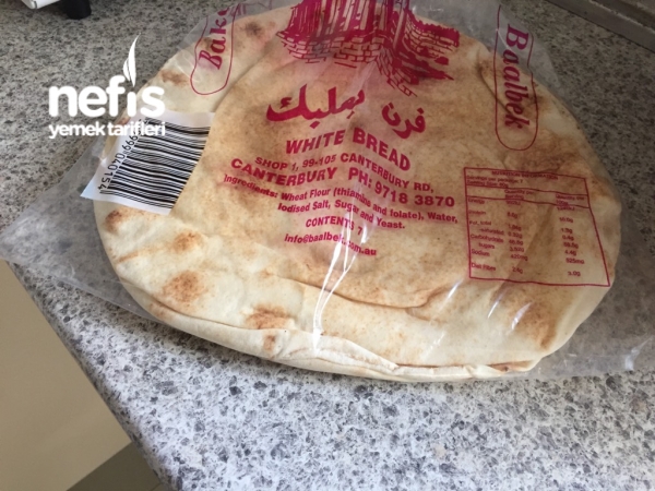 Arap Ekmeğiyle Nefis Lahmacun