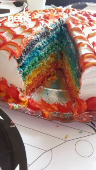 Gökkuşağı Pastası ( Rainbow Cake)