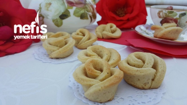 Meyve Soslu Gül Kurabiyeler Nefis Yemek Tarifleri