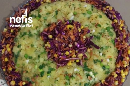 Kek Kalıbında Patates Salatası canan eren Nefis Yemek Tarifleri