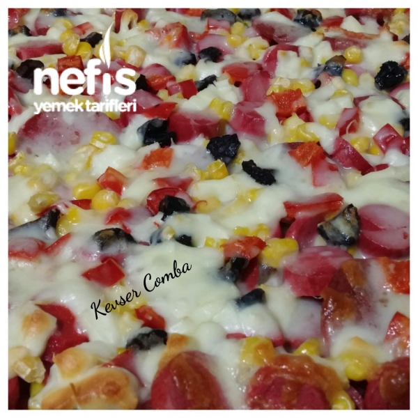 Nefis Makarna Pizza Tarifi Nefis Yemek Tarifleri