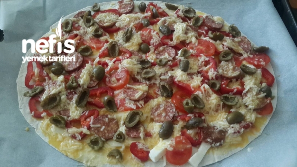 Yumurtalı Lavaş Pizza