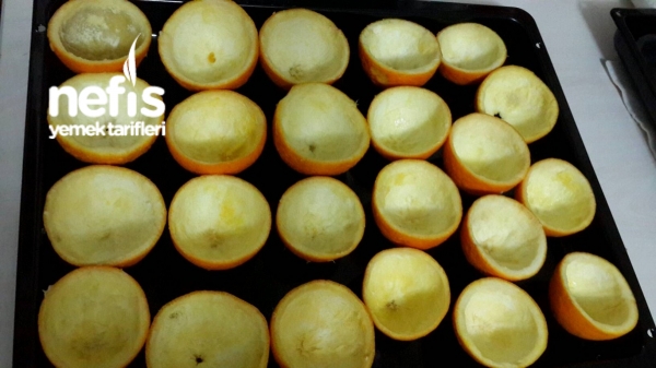 Portakal Kabuğunda Mini Pastacıklar