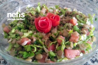 Sağlıklı Ve Besleyici Yeşil Mercimek Salatası Tarifi