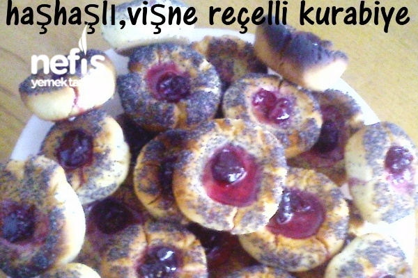 Haşhaşlı Ve Vişne Reçelli Kurabiye Nefis Yemek Tarifleri