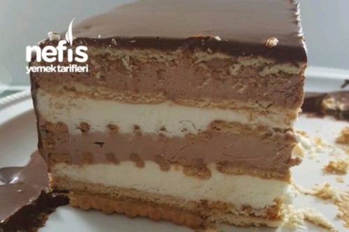 Petibörlü Mousse Pasta (Dondurma Pasta Da Diyebiliriz) Nefis Yemek