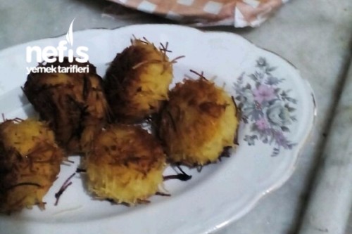 Tel Şehriye Kaplı Çıtır Patates Topları Patates Kroket Tarifi