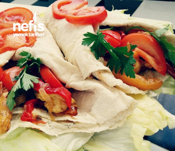 Fajita Dürüm (Chicken Fajita’s Wraps)