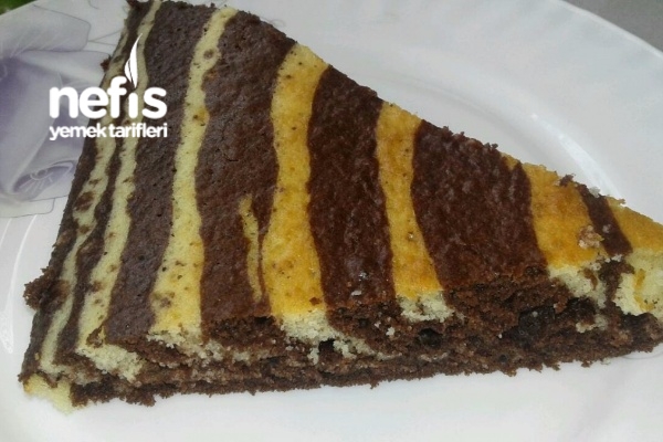 Vanilyasız Zebra Kek Nefis Yemek Tarifleri