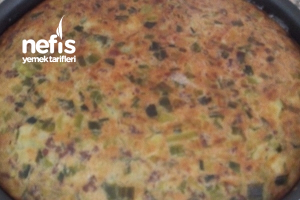 Kıymalı Pırasalı Tuzlu Kek Nefis Yemek Tarifleri