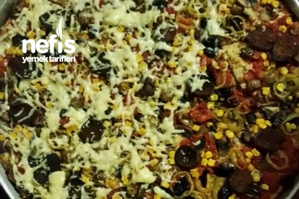 Poğaça Hamurundan Pizza Hilal Demir Nefis Yemek Tarifleri