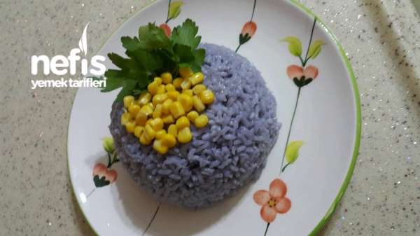 Mor Pirinç Pilavı
