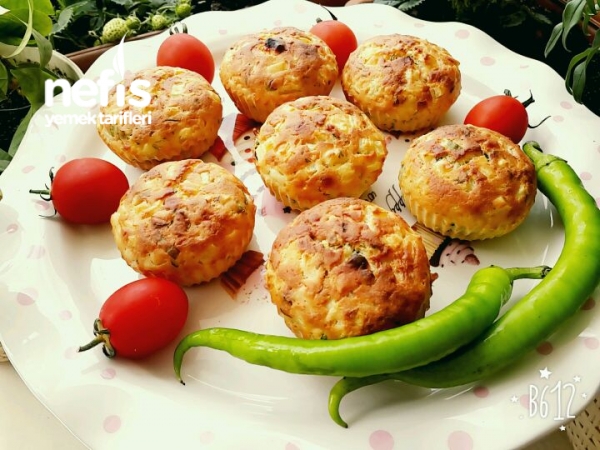 Aperatif Patatesli  Muffin (Yağsız)