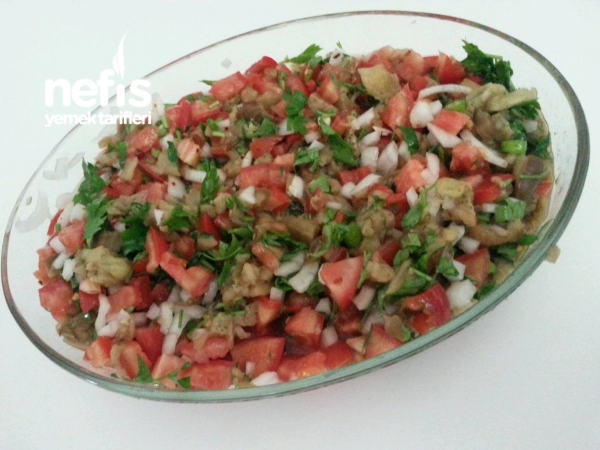 Nefis Patlıcan Salatası (Fotoğraflı Anlatım )