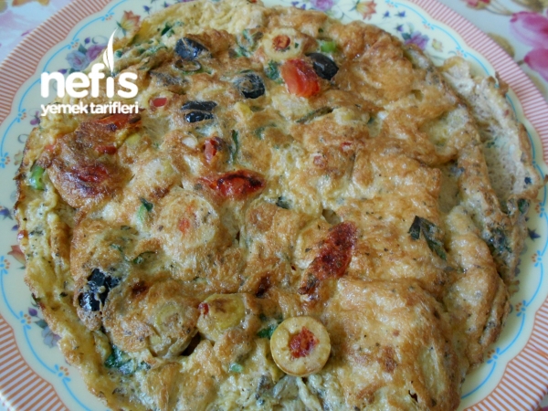 Zeytinli Omlet