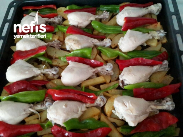 Κοτόπουλο με λαχανικά στο φούρνο σε 30 λεπτά