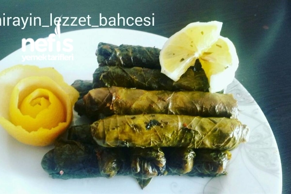 Zeytinyağlı Bulgurlu Yaprak Sarma