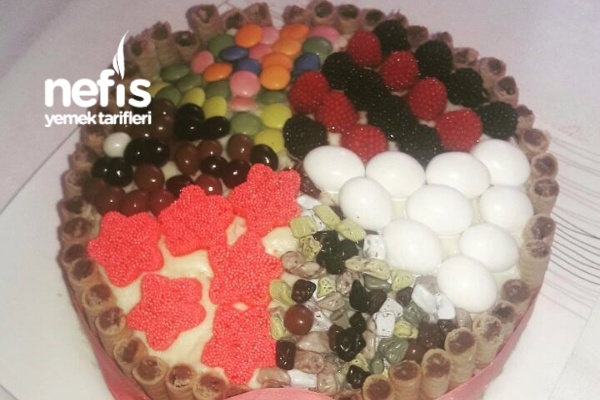 Süslü Portakallı Yaş Pasta Nefis Yemek Tarifleri