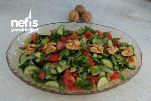 Cevizli karpuz salatası tarifi Cevizli karpuz salatası tarifi