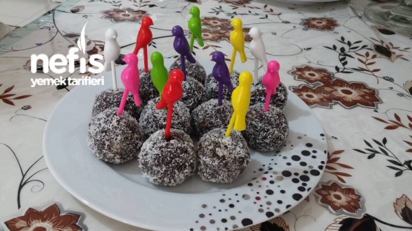 Çikolatalı Ve Muzlu Kek Topları Nefis Yemek Tarifleri