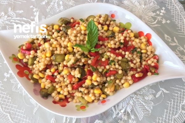 Köz Biberli Mısırlı Kuskus Salatası