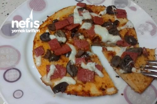 Tavada Diyet Pizza-8 Tarifi