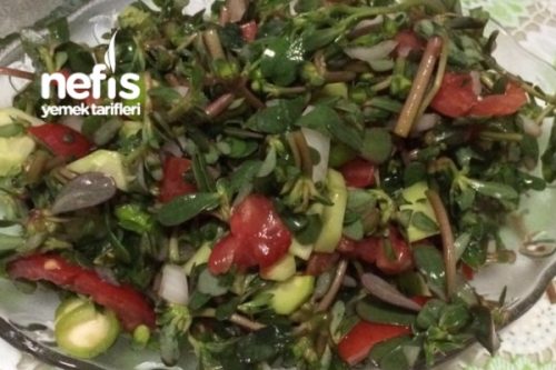 Semizotu Salatası (Çok Nefis) Tarifi