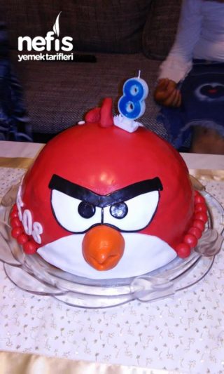 Angry Birds Pastası -kızgın Kuşlar Pastası-