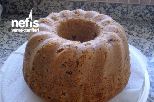 elmalı üzümlü kek