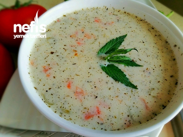 Sebzeli Yoğurt Çorbası (Muhteşem Lezzet)