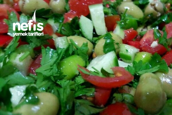 Nefis Salata (Yeşil Zeytini Değerlendir Ve Faydaları )