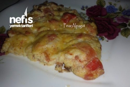 Domatesli omlet Domatesli omlet