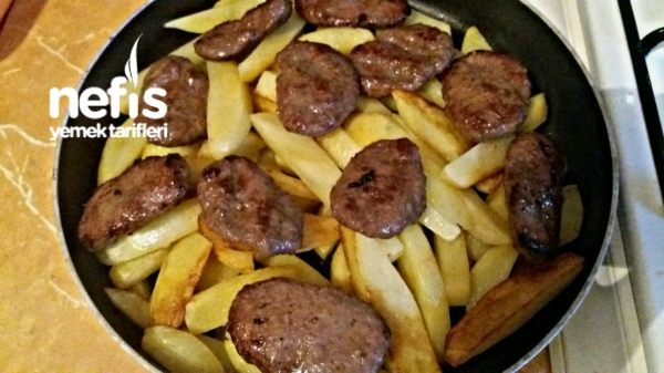 Fırında Köfte Patates (Kızartılmış)