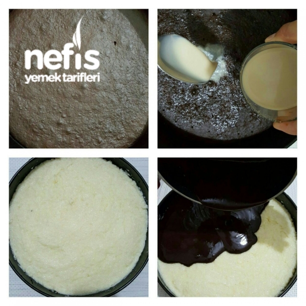 İrmik Muhallebili Çikolata Soslu Coco Pasta Nefis Yemek Tarifleri