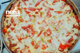 Mayasız Çok Lezzetli Kolay Pizza Tarifi