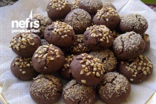 Kakaolu Süslü Kurabiyeler (Sıvı Yağ İle) Nefis Yemek Tarifleri
