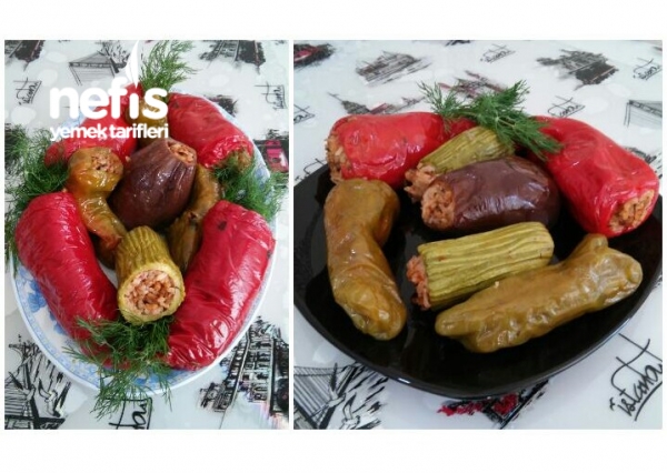 Kapya Biberli Karışık Zeytinyağlı Dolma