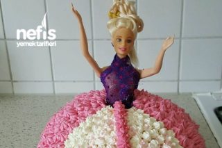 Doğum Günü Pastası ( Barbie Bebek Şeklinde ) Tarifi
