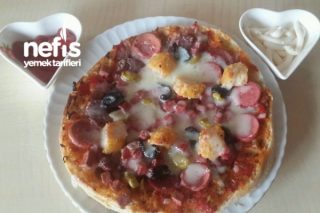 Nugget İle Bazlama Pizza Tarifi