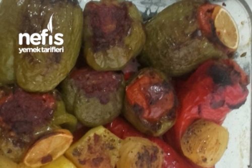 Fırında Zeytinyağlı Dolma Tarifi