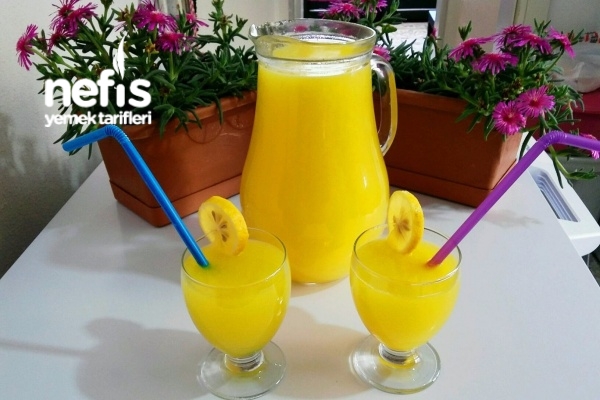 Buz Gibi Limonata Tarifi (2 Portakal 1 Limon İle)