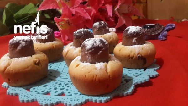 İncirli Çikolatalı Muffin Kurabiye