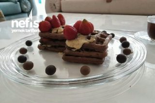 Çikolatalı Waffle Kat Tarifi