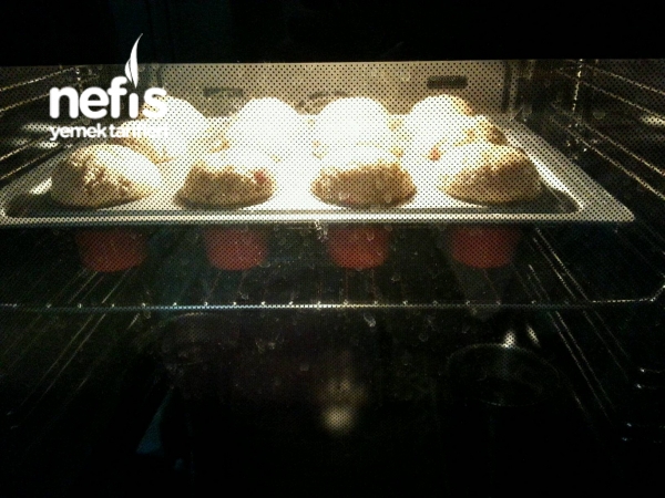 Çilekli Muzlu Muffin