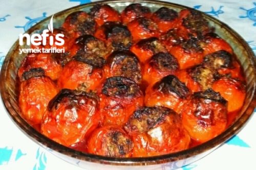 Fırında dolması domates pişirmek ne kadar lezzetlidir Fırında dolması domates pişirmek ne kadar lezzetlidir