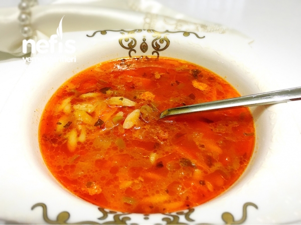 Sebzeli Arpa Şehriye Çorbası