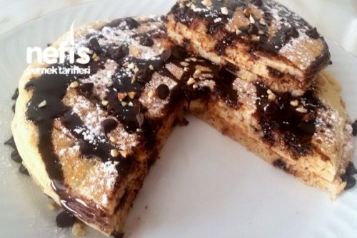 Fındıklı Damla Çikolatalı Pancake Tarifi