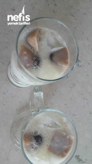 buzlu turk kahvesi degisik tat serinletici
