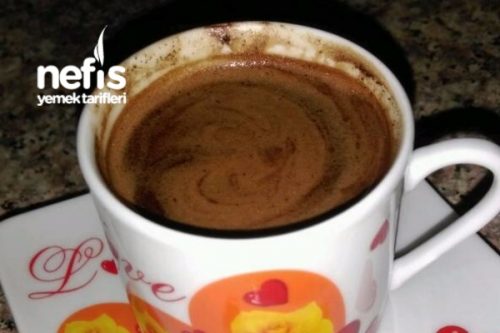 Ocakta Tek Kişilik Fincanda Çikolatalı Türk Kahvesi Tarifi